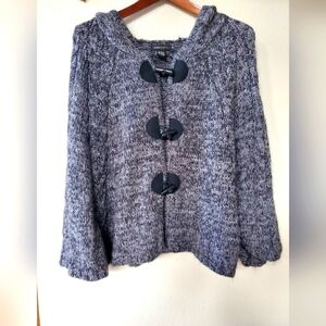 BCBGMAXAZRIA hooded cape. Womens size M